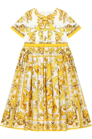 Dolce & Gabbana Majolica short-sleeve dress
