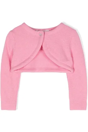 MONNALISA Brushed cropped cardigan