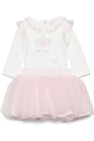 MONNALISA Floral-appliqu?? tutu skirt set
