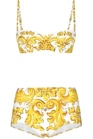 Dolce & Gabbana Majolica print bikini