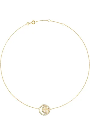 Tory Burch Miller Double Ring pendant necklace