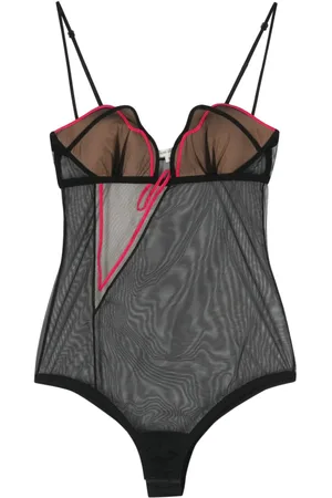 Nensi Dojaka Strap-detail mesh body