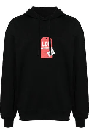 HUGO BOSS Graphic-print cotton hoodie
