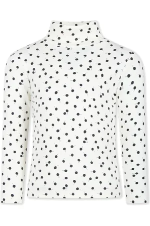 BONPOINT Cherry-print roll-neck top