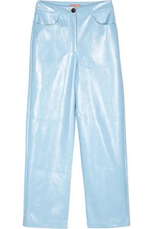 KITRI Janice patent-finish trousers