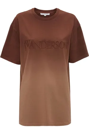 J.W.Anderson Ombr??-effect organic cotton T-shirt