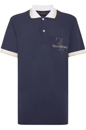 Billionaire logo-embroidered merino polo shirt