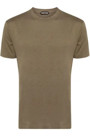 Tom Ford Logo-embroidered jersey T-shirt