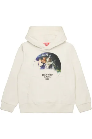 Diesel Earth-print cotton hoodie