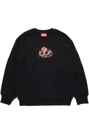 Diesel Logo-print cotton sweatshirt
