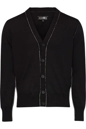 Maison Margiela Single-stitch fine-knit cardigan