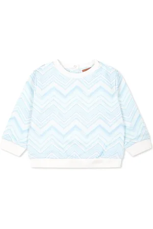 Missoni Chevron-print cotton sweatshirt