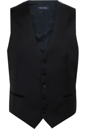 TAGLIATORE V-neck panelled waistcoat