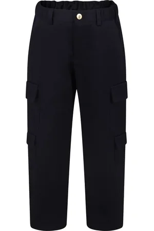 VERSACE Straight-leg cotton cargo trousers