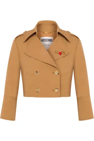 Moschino Cropped double-breasted jacket