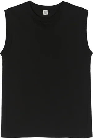 Totême Crew-neck organic cotton tank top