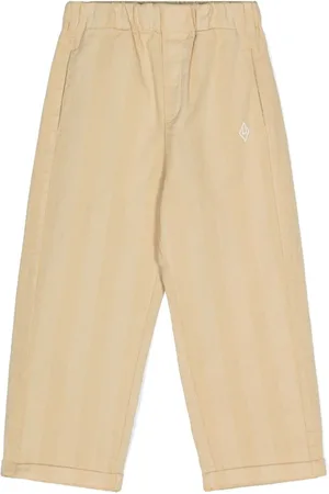 The Animals Observatory Camel striped tapered trousers