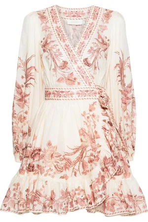 ZIMMERMANN Waverly wrap mini dress