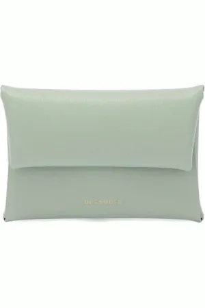 Jil Sander Logo-debossed leather coin pouch