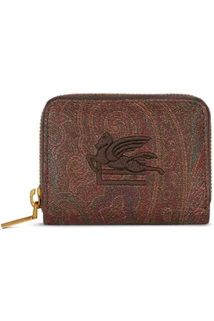 Etro Pegaso zip-around wallet