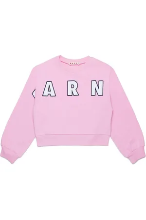 Marni Logo-embroidered cotton sweatshirt