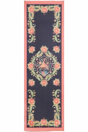 Etro Floral-print cashmere-silk blend scarf
