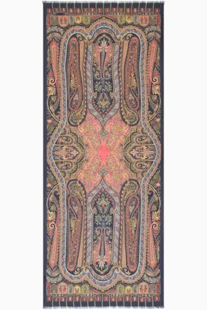 Etro Paisley-print cashmere-blend scarf