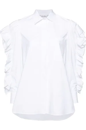 Max Mara Pleiadi ruffle-detail shirt