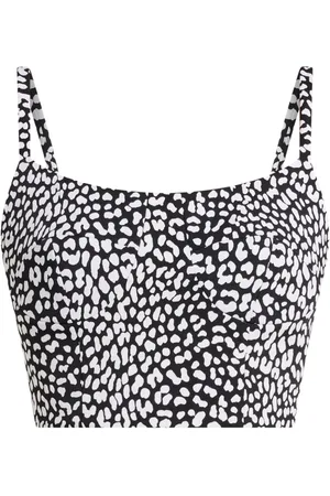 Michael Kors Cheetah-print cropped tank top