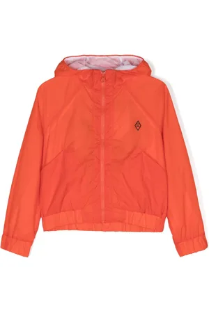 The Animals Observatory Logo-print hooded jacket