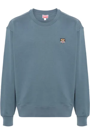 Kenzo Tiger-patch cotton sweatshirt
