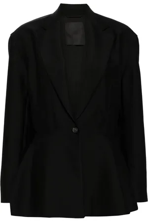 JNBY Single-breasted peplum blazer
