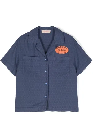 The Animals Observatory Kangaroo camp-collar shirt