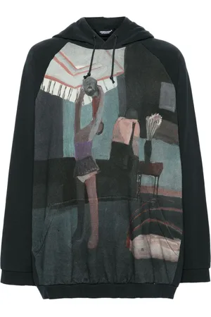 UNDERCOVER Graphic-print cotton hoodie