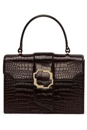 MALONE SOULIERS Audrey croc-embossed tote bag
