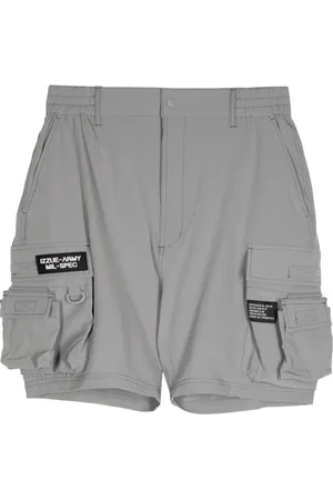 Izzue Logo-appliqu?? ripstop cargo shorts