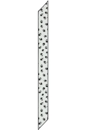 Tory Burch Daisy-print silk ribbon tie