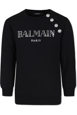 Balmain Logo-print cotton sweatshirt