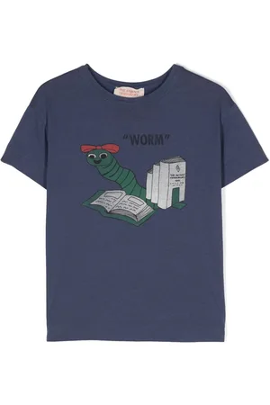The Animals Observatory Worm Rooster cotton T-shirt
