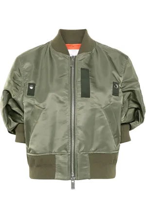SACAI Short-sleeve bomber jacket