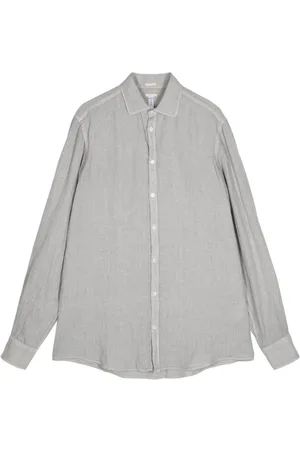 MASSIMO ALBA Long-sleeves linen shirt