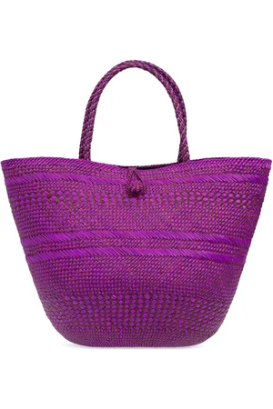 ULLA JOHNSON Large Marta interwoven tote bag