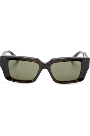 Gucci Tortoiseshell rectangle-frame sunglasses