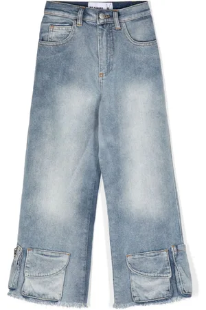 Natasha Zinko Cartoon-print cotton cargo jeans
