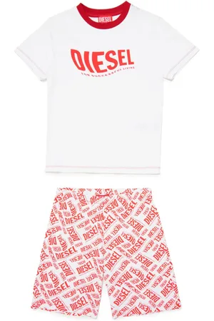 Diesel Logo-print pajama set