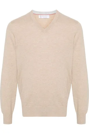 Brunello Cucinelli V-neck cashmere jumper