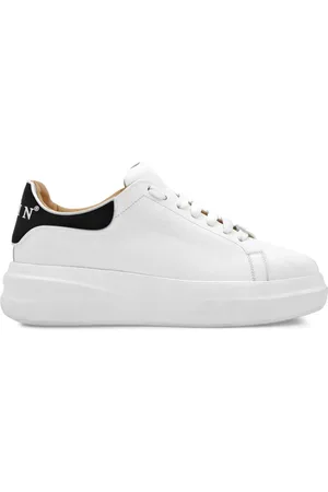 Philipp Plein Lo-Top Leather Sneakers