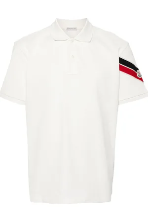 Moncler Appliqu??-logo piqu?? polo shirt