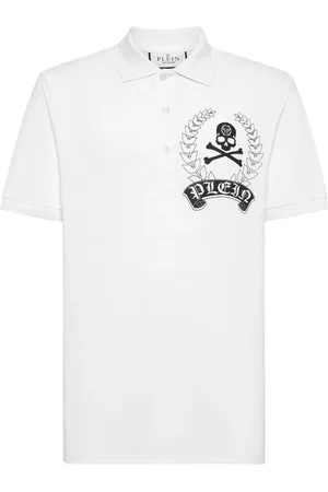Philipp Plein Graphic-print cotton polo shirt