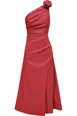 RACHEL GILBERT Beki taffeta midi dress